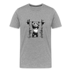 Pumping Panda - heather grey