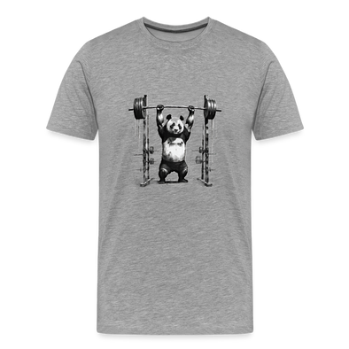 Pumping Panda - heather grey