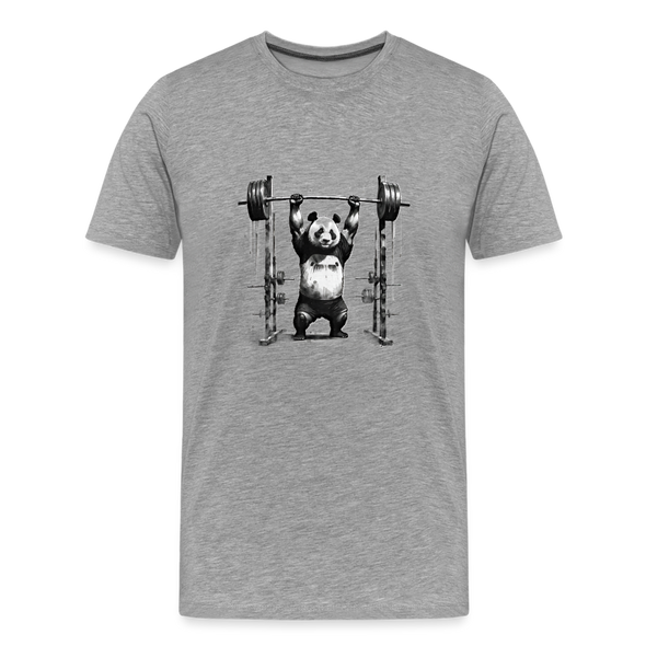 Pumping Panda - heather grey